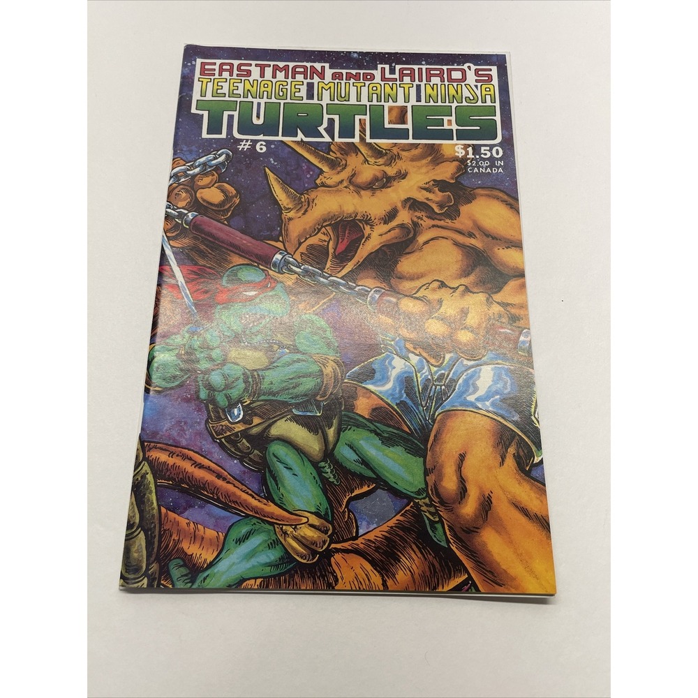 1986 EASTMAN AND LAIRD'S TEENAGE MUTANT NINJA TURTLES #6 COMIC BOOK - Picture 2 of 11